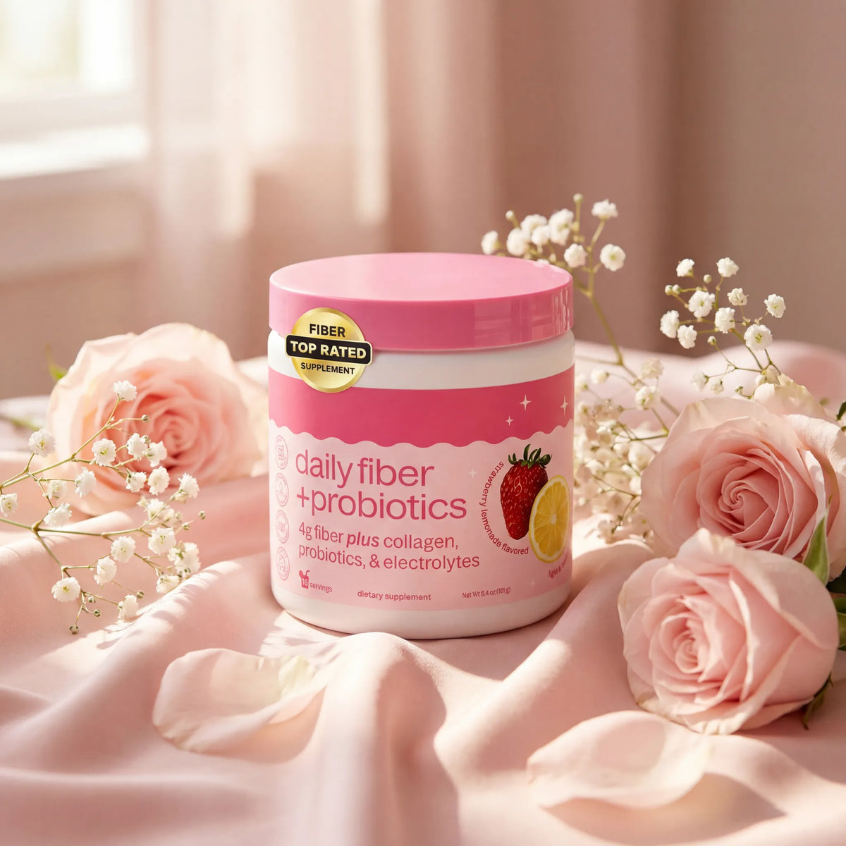 Collagen Probiotic Powder with Daily Fiber